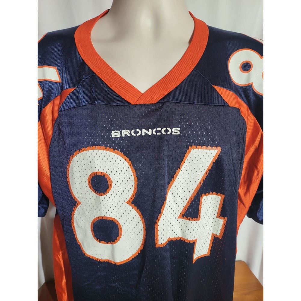 Vintage 90s Champion Denver Broncos Shannon Sharpe Jersey 84 NFL Size 40 Medium - Picture 4 of 9